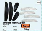 Autogear 4 Piece Door Guard Clear Sets DG12CL