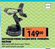 Autogear Phone Holder With Powerful Suction UHM12