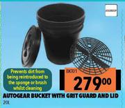 Autogear Bucket With Grit Guard & Lid 20Ltr BKT01