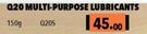 Q20 Multi Purpose Lubricants Q20S-150g 