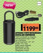 Autogear 150 PSI Rechargeable Digital Air Compressor PU11