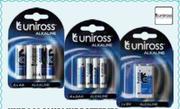 Uniross Alkaline Batteries 1 x 9V ULA9V