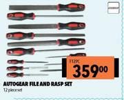 Autogear File & Rasp Set 12 Piece Set F12PC