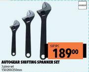 Autogear Shifting Spanner Set SSP3PC