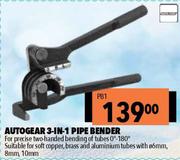 Autogear 3 In 1 Pipe Bender PB1