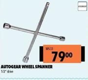 Autogear Wheel Spanner 1/2" Drive WS33