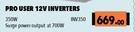 Pro User 12V Inverters 350W INV350