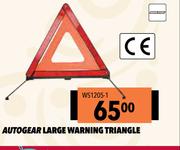 Autogear Large Warning Triangle WS1205-1