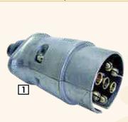 Electropart Metal Universal Trailer Plugs 7 Pin Male PTRM701