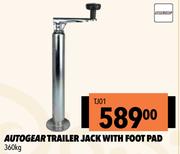 Autogear Trailer Jack With Foot Pad TJ01-360Kg