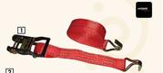Midas Style Ratchet Tie Downs 38mm x 4.6m, Heavy Duty 1500Kg Red LH10M