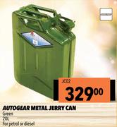 Autogear Metal Jerry Can (Green) JC02-20L