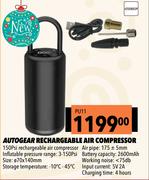Autogear Rechargeable Air Compressor PU11