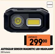 Autogear Sensor Magnetic LED Headlamp 300 Lumens LAMSMLED