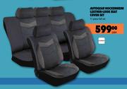 Autogear 11 Piece Hockenheim Leather Look Seat Cover Full Set SA84