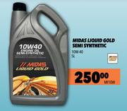 Midas Liquid Gold Semi Synthetic 10W-40 MI10W-5Ltr