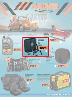 Midas : Easter Savings (21 March - 17 April 2022), page 1