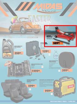 Midas : Easter Savings (21 March - 17 April 2022), page 1