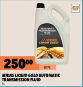Midas Liquid Gold Automatic Tranmission Fluid MTF5-5Ltr