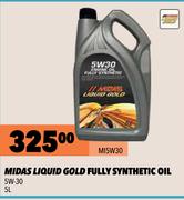 Midas Liquid Gold Fully Synthetic Oil 5W-30 MI15W30-5Ltr