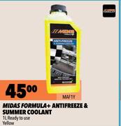 Midas Formula+ Antifreeze & Summer Coolant MAF1Y
