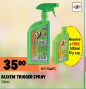 Blixem Trigger Spray BLSPRAY05 500ml With Free 500ml Flip Cap