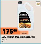 Midas Liquid Gold Multigrade Oil 20W-50 M120W-5Ltr