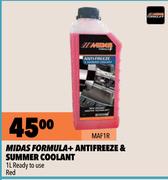 Midas Formula+ Antifreeze & Summer Coolant MAF1R