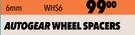 Autogear Wheel Spacer 6mm WHS6