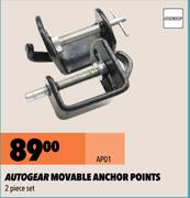 Autogear Movable Anchor Points 2 Piece Set AP01