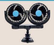 Autogear USB 5V Single Speed Double Head Fan 5W Stepless Speed Adjusting CF3035V