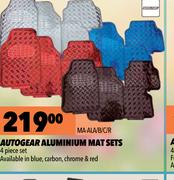 Autogear Aluminium Mat Sets MA-ALA/B/C/R