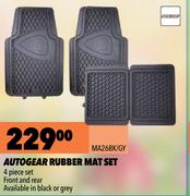 Autogear Rubber Mat Set MA26BK/GY