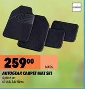 Autogear Carpet Mat Set MA56
