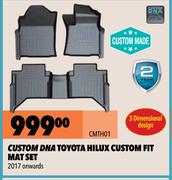 Custom DNA Toyota Hilux Custom Fit Mat Set CMTH01