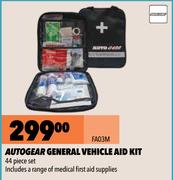 Autogear General Vehicle Aid Kit 44 Piece Set FA03M 