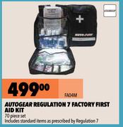 Autogear Regulation 7 Factory First Aid Kit 70 Piece Set FA04M