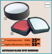 Autogear Blind Spot Mirrors Edgeless ABS/ Aluminium BSM03