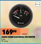 Equus 52mm Electrical Volmeter 8-16V 553761
