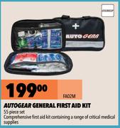 Autogear General First Aid Kit 55 Piece Set FA02M 
