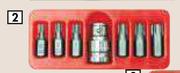 Autogear Multi Spline Bit Sets 7 Piece Coarse Bit Set SS07C