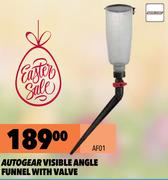 Autogear Visible Angle Funnel With Valve AF01