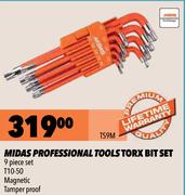 Midas Professional Tools Torx Bit Set TS9M