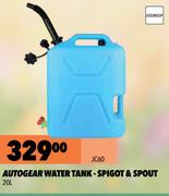 Autogear Water Tank-Spigot & Spout JC60-20