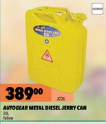 Autogear Metal Diesel Jerry Can Yellow JC06-20L