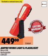 Ampro Work Light & Flashlight T24069