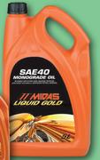 Midas Liquid Gold Monograde Oil SAE40 MI40-5L