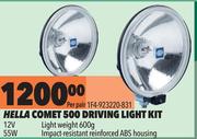 Hella Comet 500 Driving Light Kit 1F4-923220-831-Per Pair
