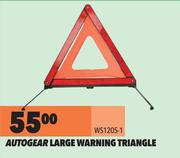 Autogear Large Warning Triangle WS1205-1