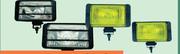 Autogear Rectangular Driving Lamps Clear L-051-145 x 75mm Per Pair